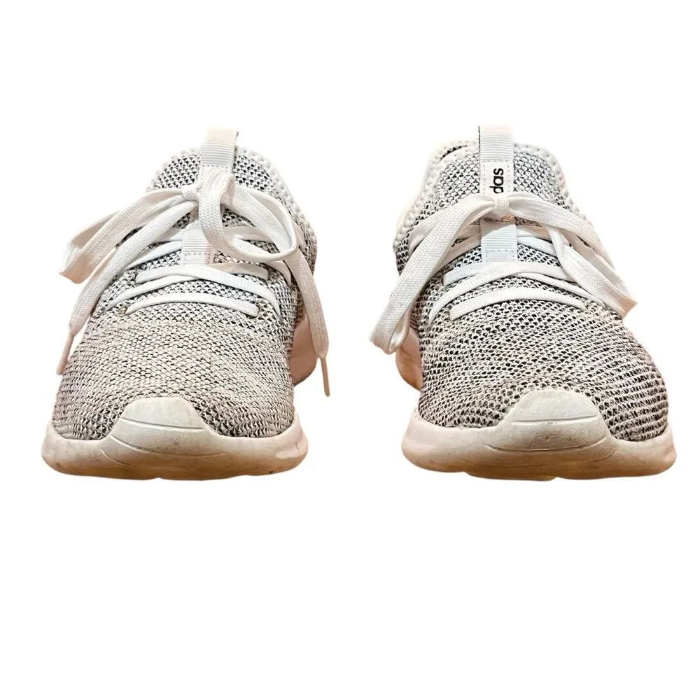 Adidas Gray Mesh Sneakers Cloudfoam Lace Up Light Athletic Shoes Women’s 8